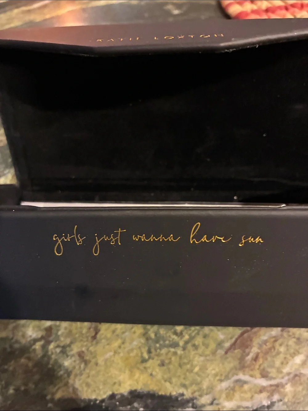 Katie Loxton Women's Tortoiseshell & Gold Sunglasses - Chic Cat-Eye Style